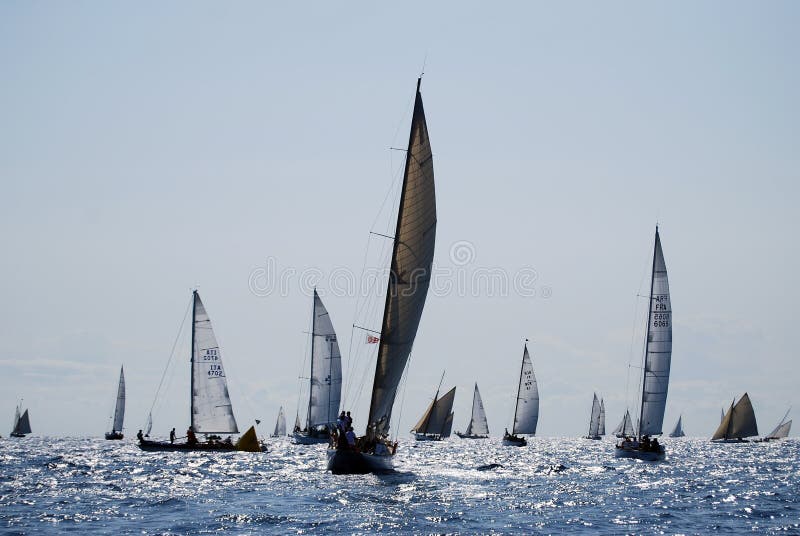 Old sailing boats in Imperia