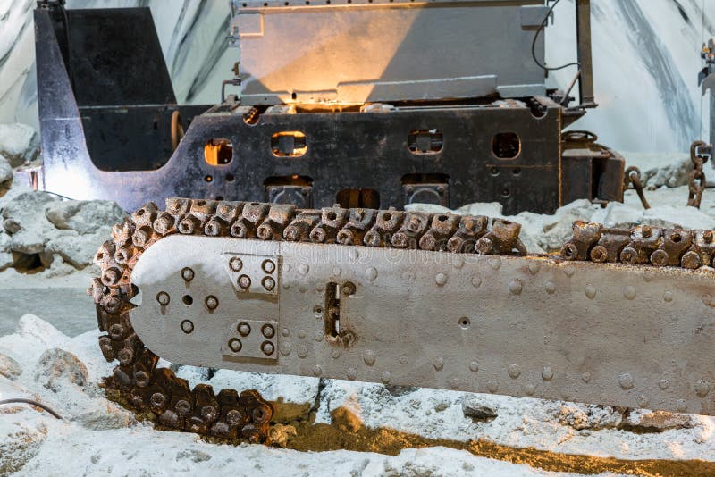 Old Salt Mine Excavation Equipment Stock Photo Image of driven