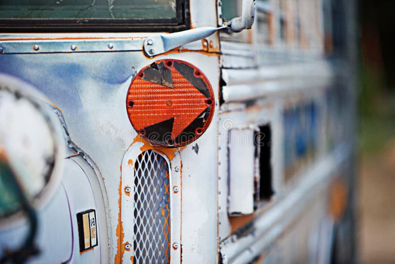Old School Bus royalty free stock photo