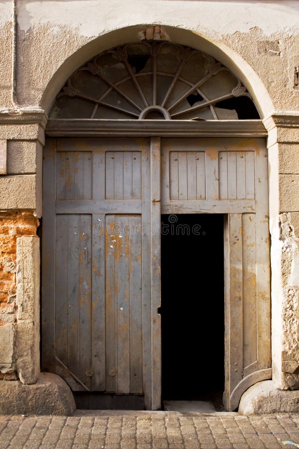 Old scraped door