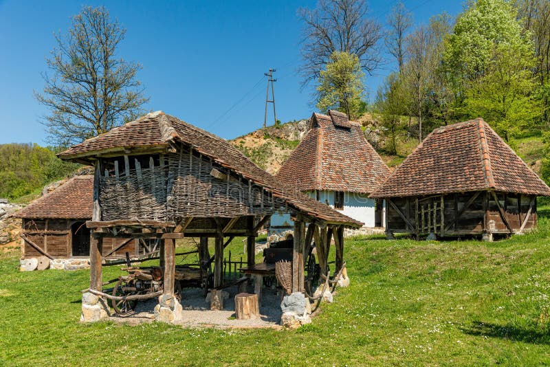 Old Serbian Traditional House. Abandoned Houses in Serbia Used by ...