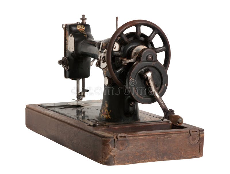 The old sewing machine stock photo