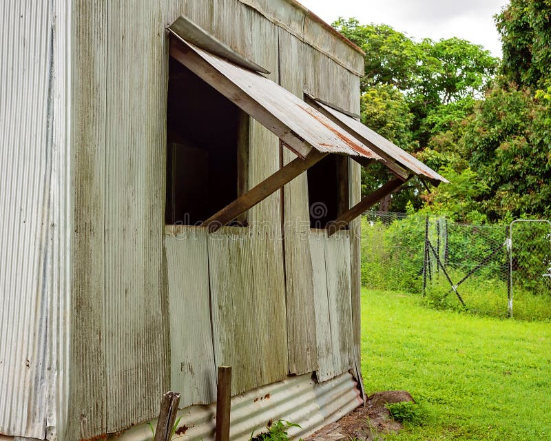 an old shed with a history stock image. image of