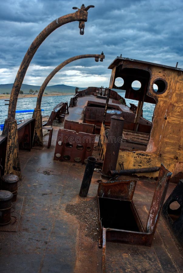 The old ship inshore Baikal