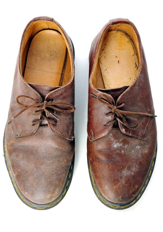 Old shoe stock image. Image of shoelace, second, hand 6835153