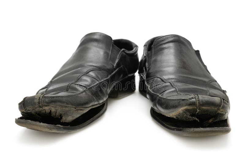 Old shoe isolated stock photo. Image of grunge, casual 84366730