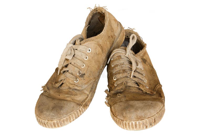 Old shoes stock image. Image of traveled, torn, dirty - 21132357