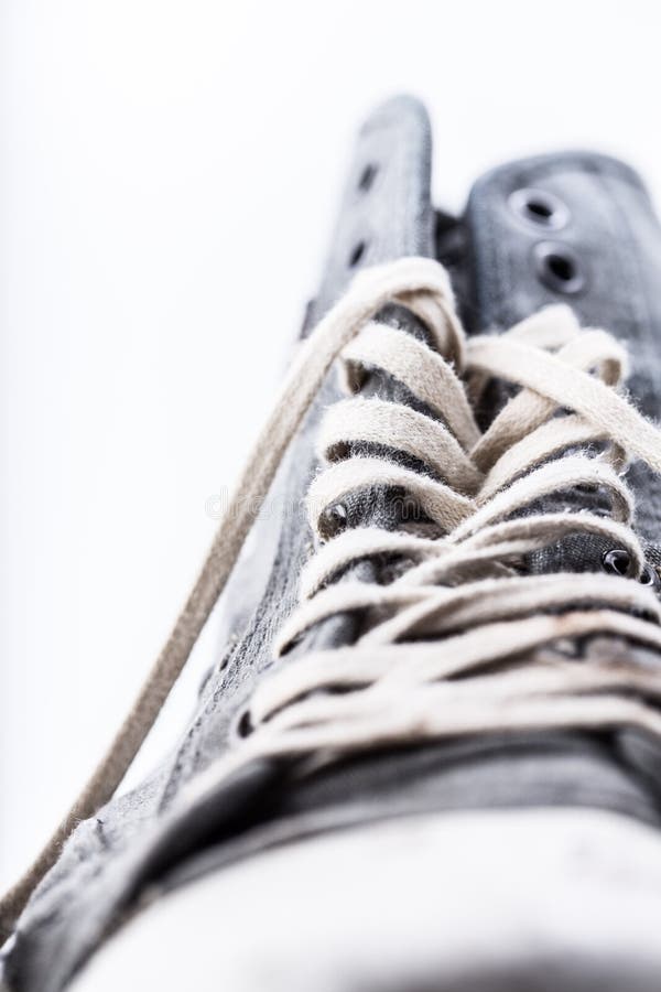 Old and damaged sport shoes. Old and damaged sport shoes.