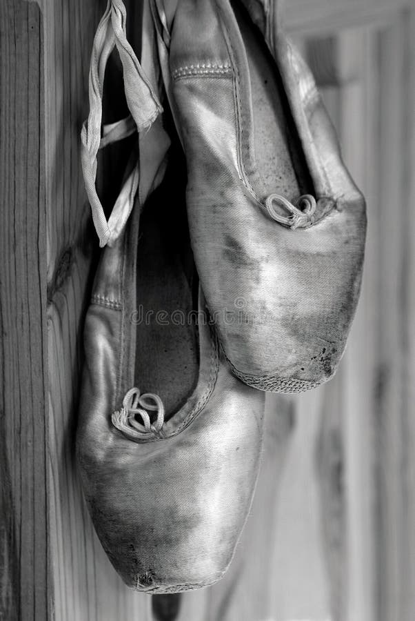 Worn out ballet shoes stock image. Image of pink, ballet - 4713827