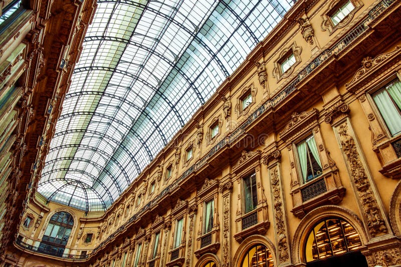 MILAN, ITALY - SEPTEMBER 10, 2018: Facade of Versace Store Insid