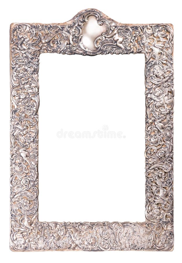 Old silver frame