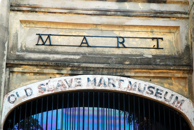 The Old Slave Mart Museum, Charleston, South Carolina stock photography The Old Slave Mart Museum, Charleston, South Carolina stock photography
