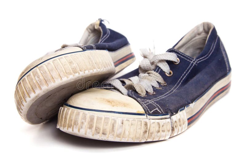Old sneakers royalty free stock images Old sneakers royalty free stock images