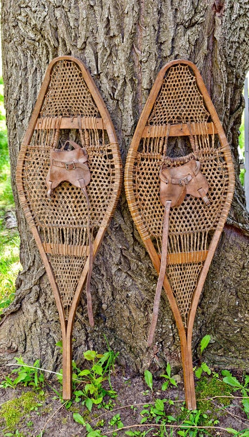 Old snow shoes