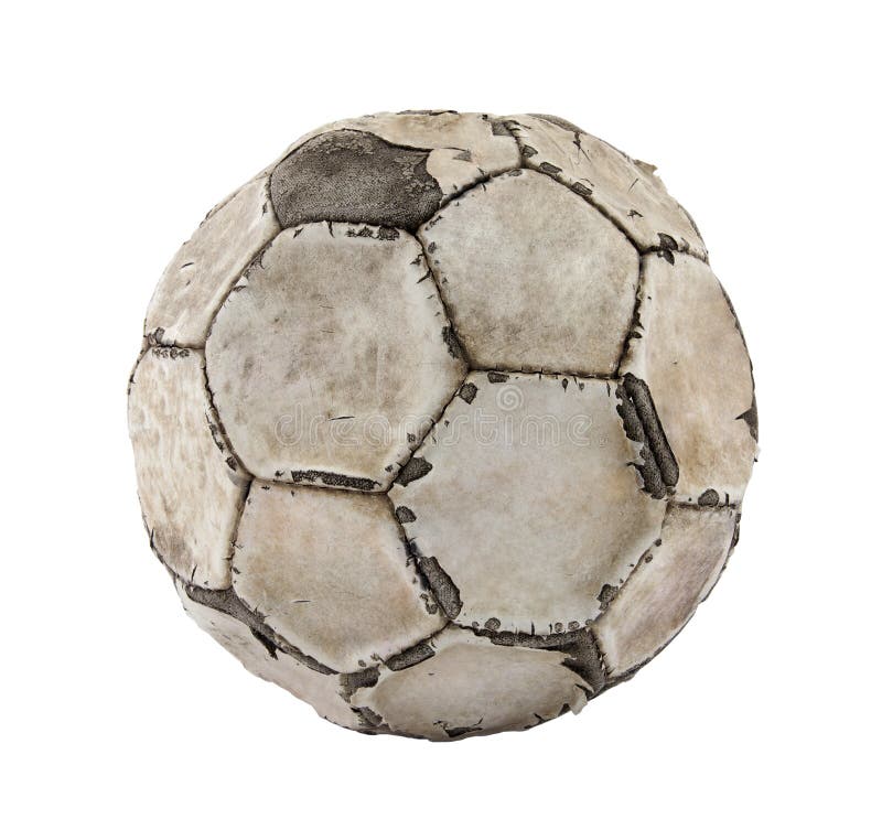 Old soccer ball