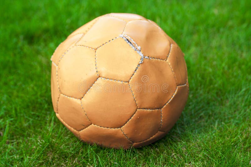 Old soccer ball