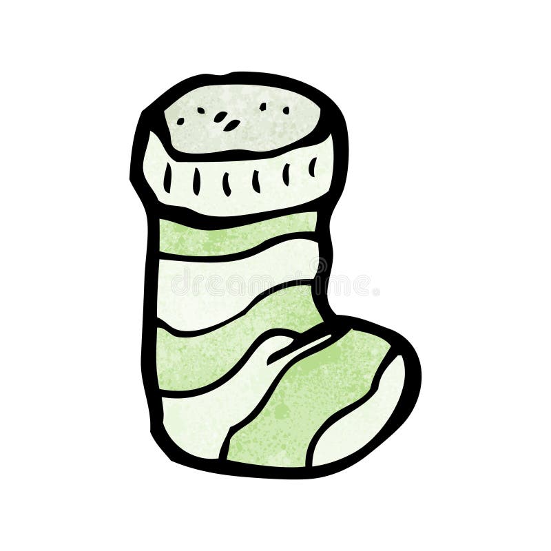 Old sock cartoon stock vector. Illustration of socks - 38050271