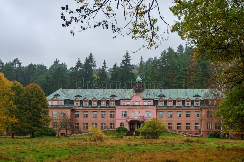 Jetrichovice, Czech Republic Stock Image - Image of baroque, hmische ...