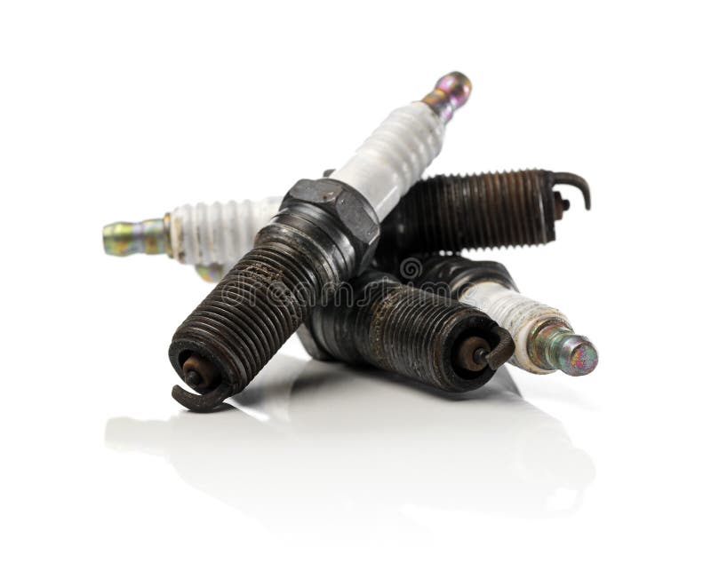 Old Spark Plugs stock photo. Image of junk, parts, plug 76522380