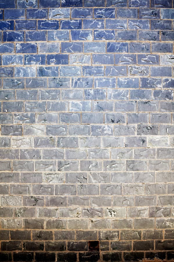 Old Stained Brick Wall Background Or Texture. Stock Image ...