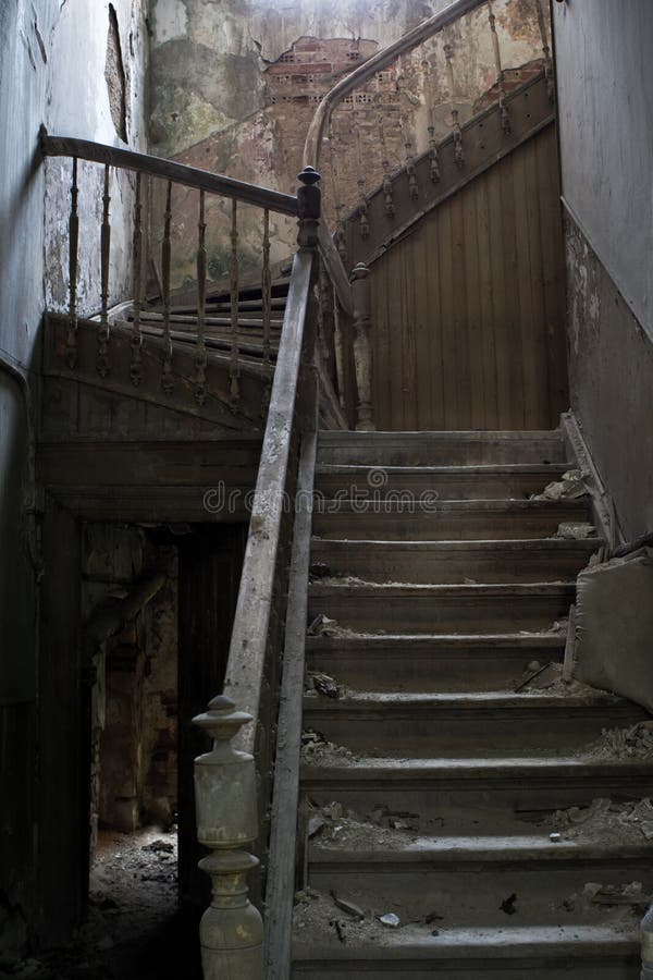 Old staircase stock images