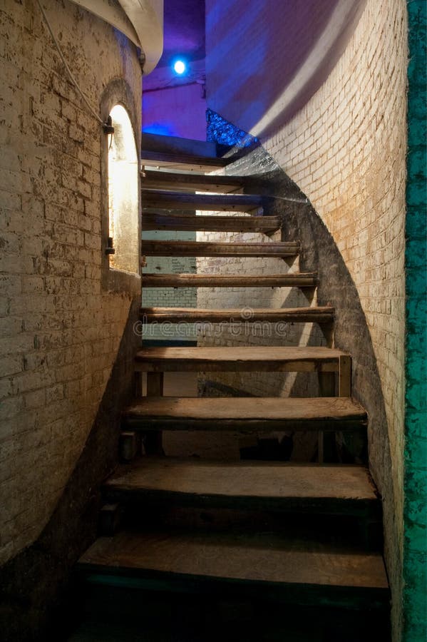 Old stairway royalty free stock image