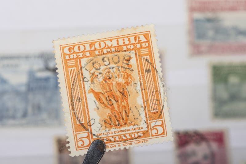 Colombian Stamps Stock Photos Free & RoyaltyFree Stock Photos from