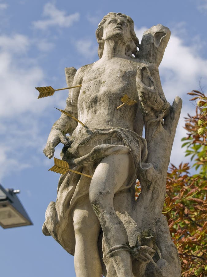 Old statue in the park