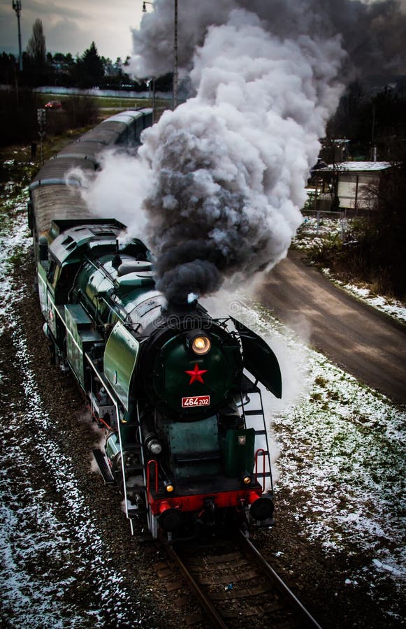 Old steam locomotive