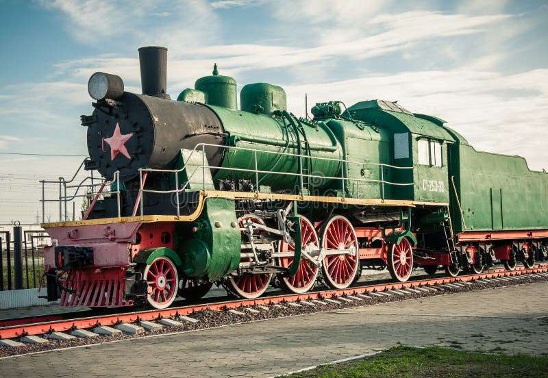 Old steam locomotives