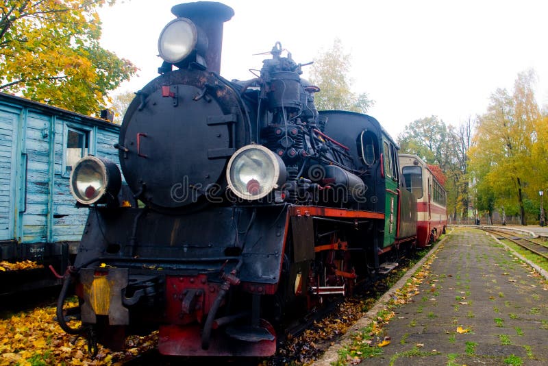 Old steam train