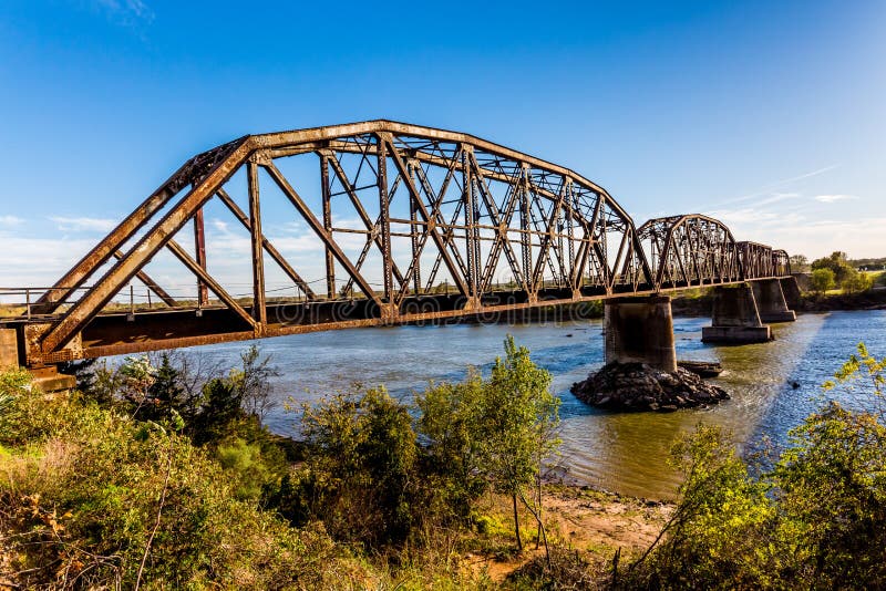 Old Steel Beam Railroad Bridge