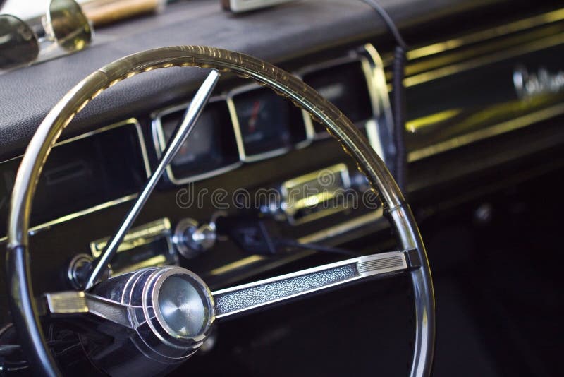 Old steering wheel stock photo. Image of automobile, auto 30480528