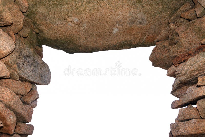 Old stone archway royalty free stock photos