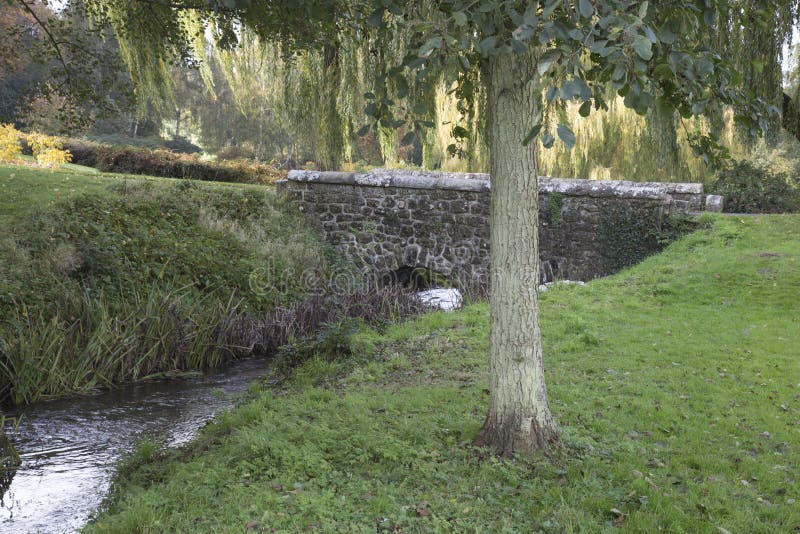 Old Stone Bridge of running water royalty free stock images Old Stone Bridge of running water royalty free stock images