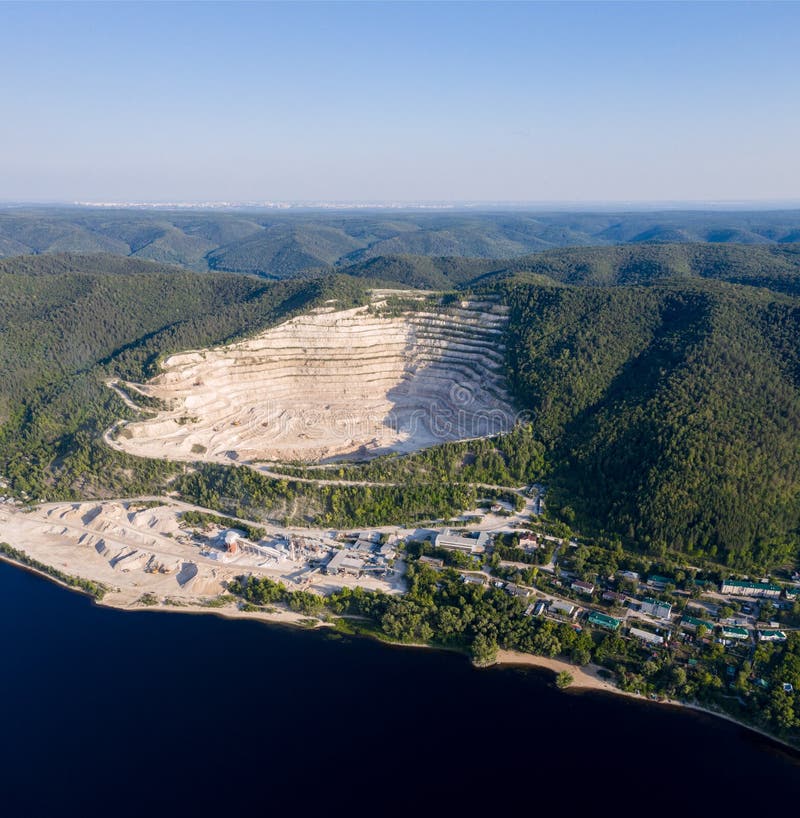 Old stone quarry stock image. Image of coal, fuel, forest 176912995