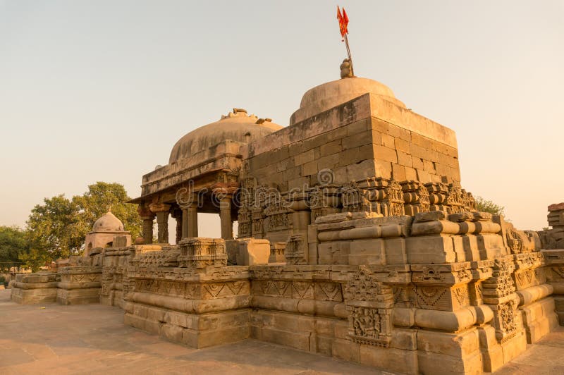Old stone temple at Abhaneri shot at dusk stock photography Old stone temple at Abhaneri shot at dusk stock photography