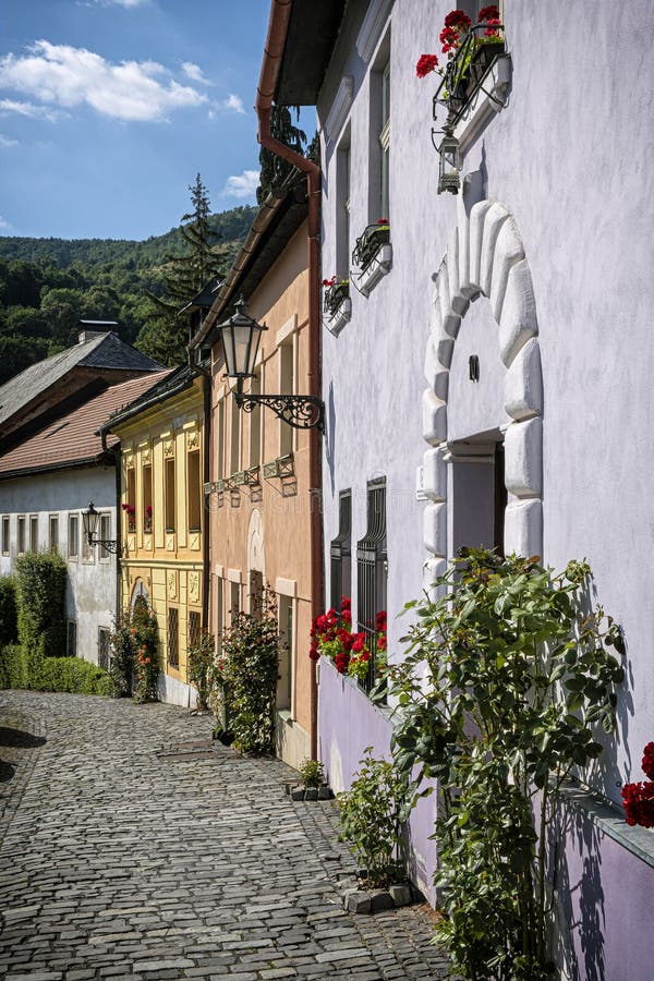 Stará ulice v Banské Štiavnici, Slovensko