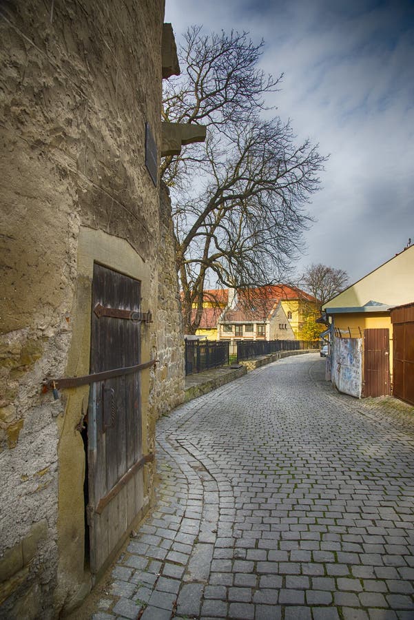 Old street in Bardejov town