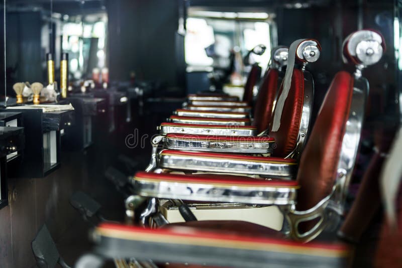 Old-styled barber shop stock photo Old-styled barber shop stock photo