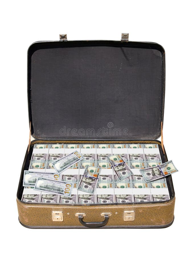 Million dollar briefcase stock photo. Image of currency 16747812