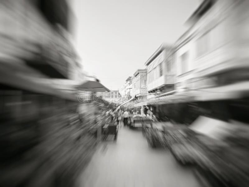 Old Tbilisi Architecture, Windows and Balcony Exterior Decor. Abstract