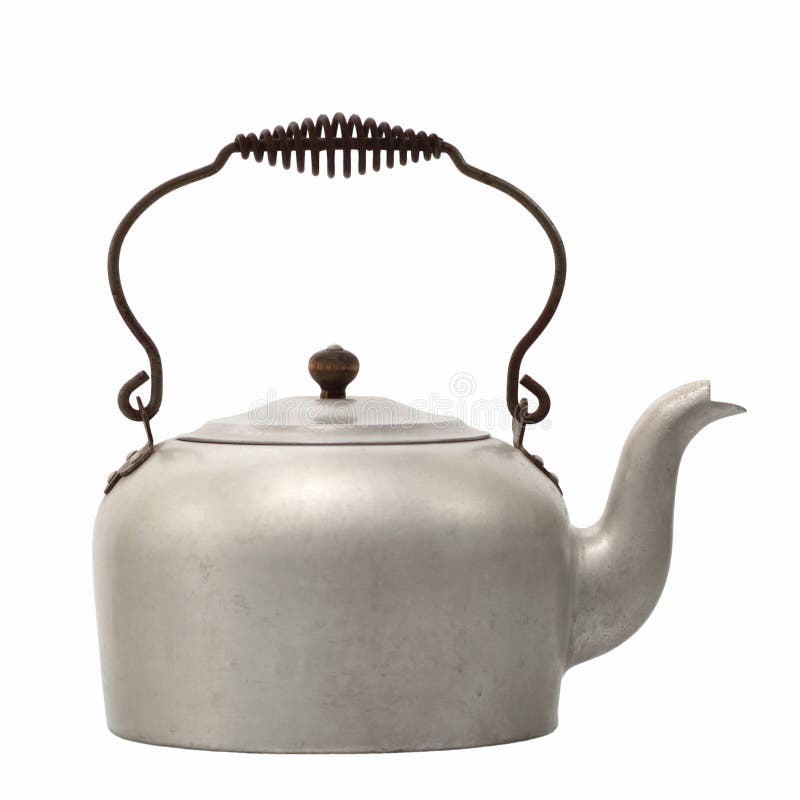 Old Tea Kettle stock image. Image of metal, silver, kettle 25751259