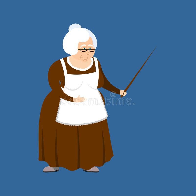 Old Teacher Woman Stock Illustrations – 543 Old Teacher Woman ...