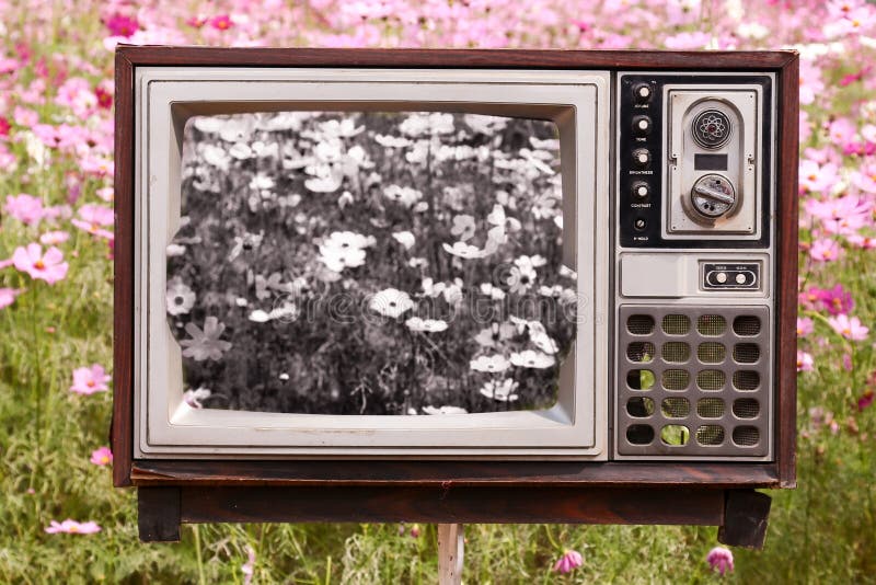 Old television royalty free stock images Old television royalty free stock images