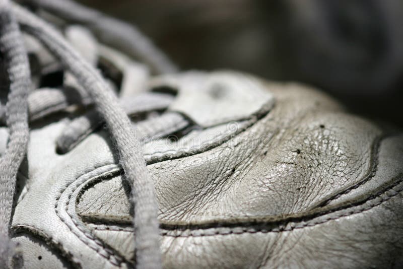 Old tennis Shoe stock image. Image of used, worn, clothes 26611