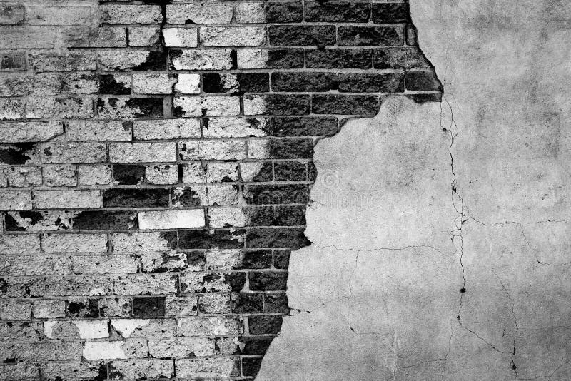 Old Textured Plaster Wall with Bricks and Hole Stock Photo Image of