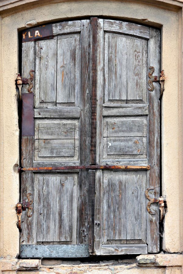 Old timeworn doors.