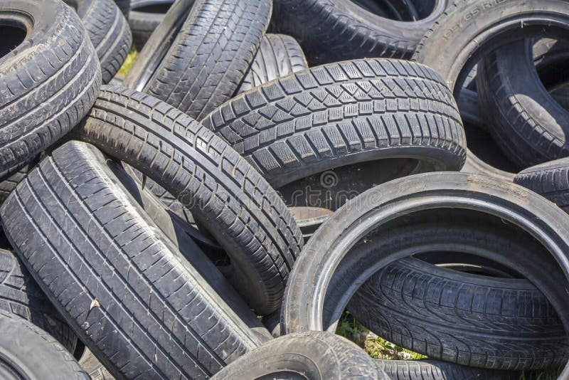 Old tires stock image. Image of abandoned, heap, obsolete 42292305