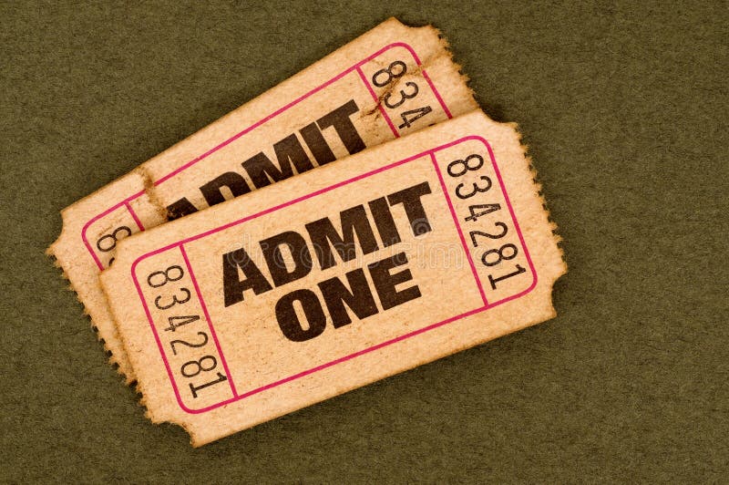 Old torn used tickets stock photo. Image of close, ticket 81350666